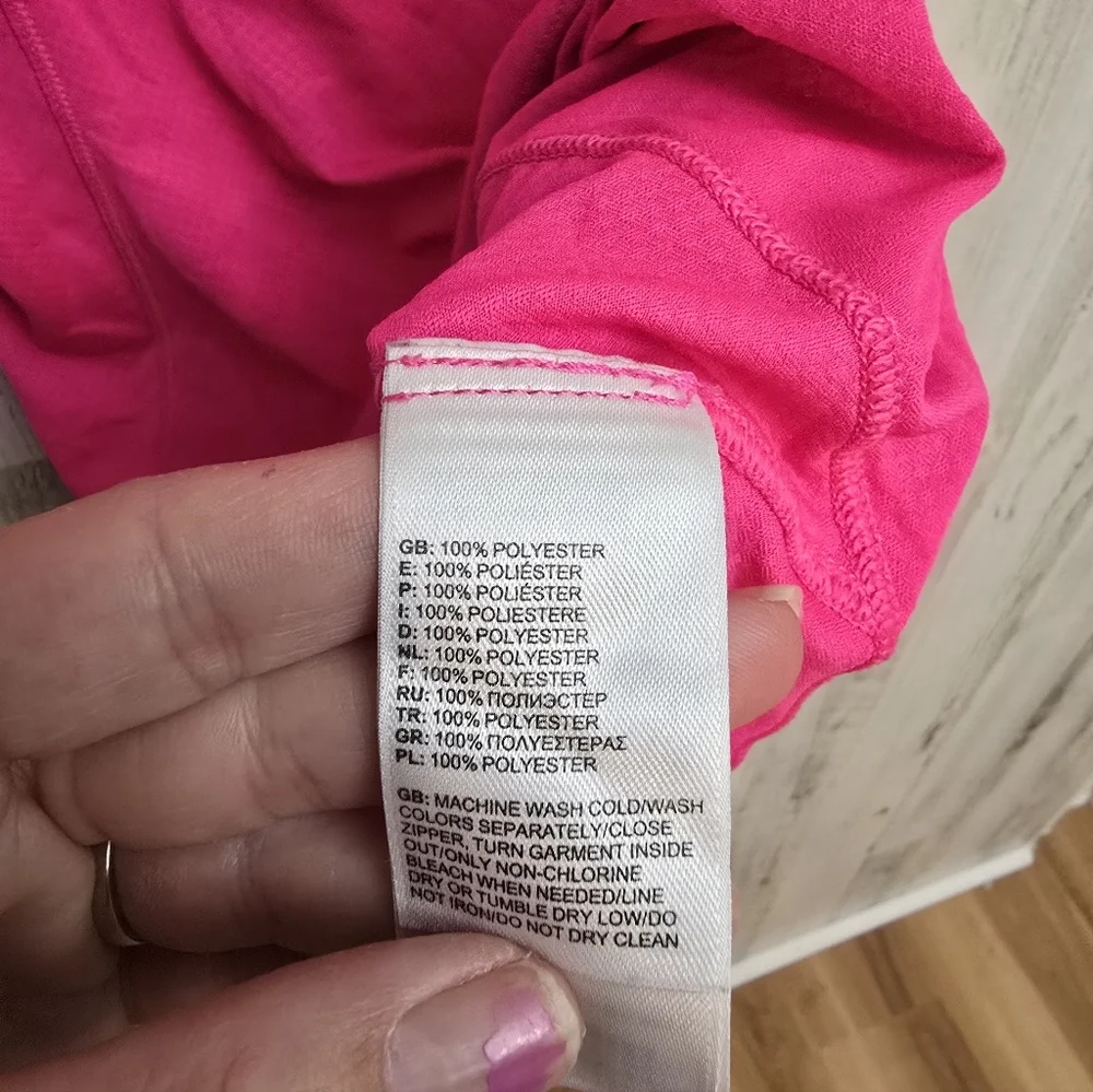 The North Face Flight Series Flash Dry Women's Pink V-Neck Top Size XS - Picture 4 of 8